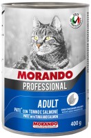 Photos - Cat Food Morando Professional Adult Pate with Tuna/Salmon 400 g 