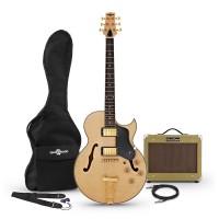 Photos - Guitar Gear4music San Diego Semi Acoustic Guitar SubZero V15G Amp Pack 