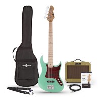 Photos - Guitar Gear4music LA II Bass Guitar Tweed 15W Amp Pack 