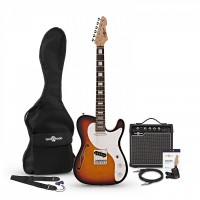 Photos - Guitar Gear4music Knoxville Semi-Hollow Electric Guitar Amp Pack 