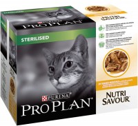 Photos - Cat Food Pro Plan Nutri Savour Sterilised Chicken in Gravy  90 pcs