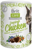 Photos - Cat Food Brit Care Snack Superfruits Chicken  2 pcs