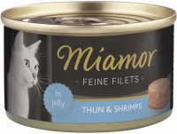 Photos - Cat Food Miamor Fine Fillets in Jelly Tuna/Shrimps  12 pcs