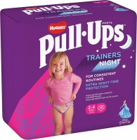 Photos - Nappies Huggies Pull-Ups Night Girl 2-4 / 18 pcs 