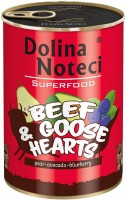 Photos - Dog Food Dolina Noteci Superfood Beef/Goose Hearts 12