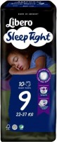 Photos - Nappies Libero Sleep Tight 9 / 10 pcs 