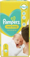 Photos - Nappies Pampers New Baby 1 / 50 pcs 