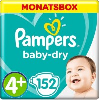 Photos - Nappies Pampers Active Baby-Dry 4 Plus / 152 pcs 