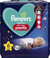 Photos - Nappies Pampers Night Pants 6 / 24 pcs 