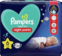 Photos - Nappies Pampers Night Pants 6 / 31 pcs 
