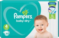 Photos - Nappies Pampers Active Baby-Dry 4 / 44 pcs 