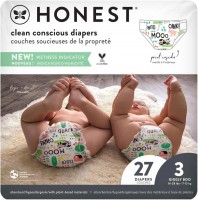 Photos - Nappies HONEST Diapers 3 / 27 pcs