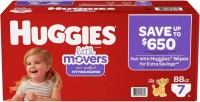 Photos - Nappies Huggies Little Movers 7 / 88 pcs 