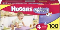 Photos - Nappies Huggies Little Movers 4 / 100 pcs 