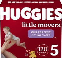 Photos - Nappies Huggies Little Movers 5 / 120 pcs 