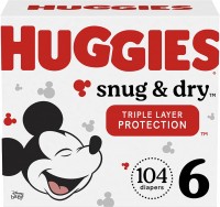 Photos - Nappies Huggies Snug and Dry 6 / 104 pcs 