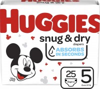 Photos - Nappies Huggies Snug and Dry 5 / 25 pcs 