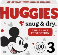 Photos - Nappies Huggies Snug and Dry 3 / 100 pcs 