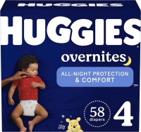 Nappies Huggies Overnites 4 / 58 pcs 