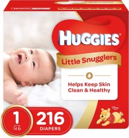 Photos - Nappies Huggies Little Snugglers 1 / 216 pcs 