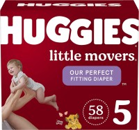 Photos - Nappies Huggies Little Movers 5 / 58 pcs 