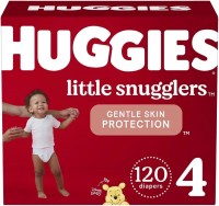 Photos - Nappies Huggies Little Snugglers 4 / 120 pcs 