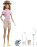 Photos - Doll Barbie Zoologist GXV86 