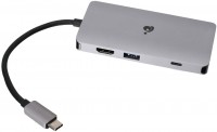 Photos - Card Reader / USB Hub IOGEAR USB-C Travel Dock with Power Delivery 3.0 