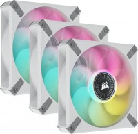 Photos - Computer Cooling Corsair iCUE ML120 RGB ELITE Premium Triple Fan Kit White 