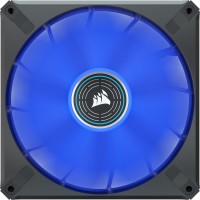 Photos - Computer Cooling Corsair ML140 LED ELITE Black/Blue 