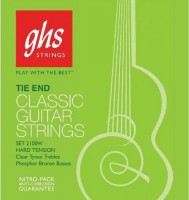 Photos - Strings GHS 2100W Tie End Classic Guitar Strings Hard Tension 