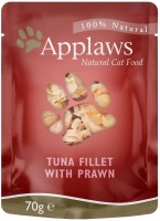 Photos - Cat Food Applaws Adult Pouch Tuna/Pacific Prawn Broth  24 pcs