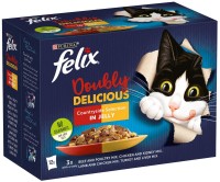 Photos - Cat Food Felix Doubly Delicious Countryside Meaty Selection  12 pcs