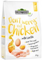 Photos - Cat Food Greenwoods Dont Worry Eat Chicken  3 kg