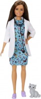 Photos - Doll Barbie Pet Vet Brunette Doll With Medical GJL63 