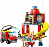 Photos - Construction Toy Lego Fire Station and Fire Truck 60375 
