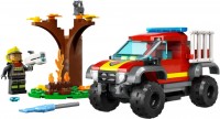 Photos - Construction Toy Lego 4x4 Fire Truck Rescue 60393 
