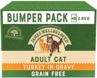 Photos - Cat Food James Wellbeloved Adult Cat Turkey in Gravy  48 pcs