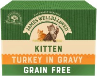 Photos - Cat Food James Wellbeloved Kitten Turkey in Gravy  48 pcs