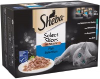 Photos - Cat Food Sheba Select Slices Fish Collection in Gravy  12 pcs