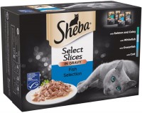 Photos - Cat Food Sheba Select Slices Fish Collection in Gravy  48 pcs