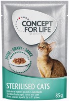 Photos - Cat Food Concept for Life Sterilised Gravy Pouch  12 pcs