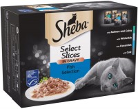 Photos - Cat Food Sheba Select Slices Fish Collection in Gravy  24 pcs