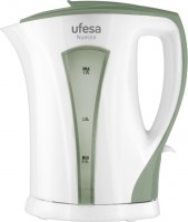 Photos - Electric Kettle Ufesa Nyassa 2200 W 1.7 L  white