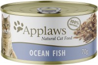 Photos - Cat Food Applaws Adult Canned Ocean Fish  70 g 24 pcs