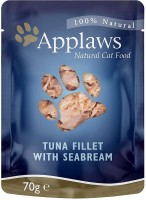 Photos - Cat Food Applaws Adult Pouch Tuna/Seabream Broth  12 pcs