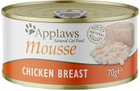 Photos - Cat Food Applaws Adult Mousse with Chicken Breast  6 pcs