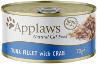 Photos - Cat Food Applaws Adult Canned Tuna/Crab  70 g 24 pcs