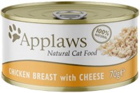 Photos - Cat Food Applaws Adult Canned Chicken/Cheese  70 g 24 pcs