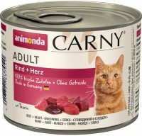 Photos - Cat Food Animonda Adult Carny Beef/Heart  0.2 kg 24 pcs